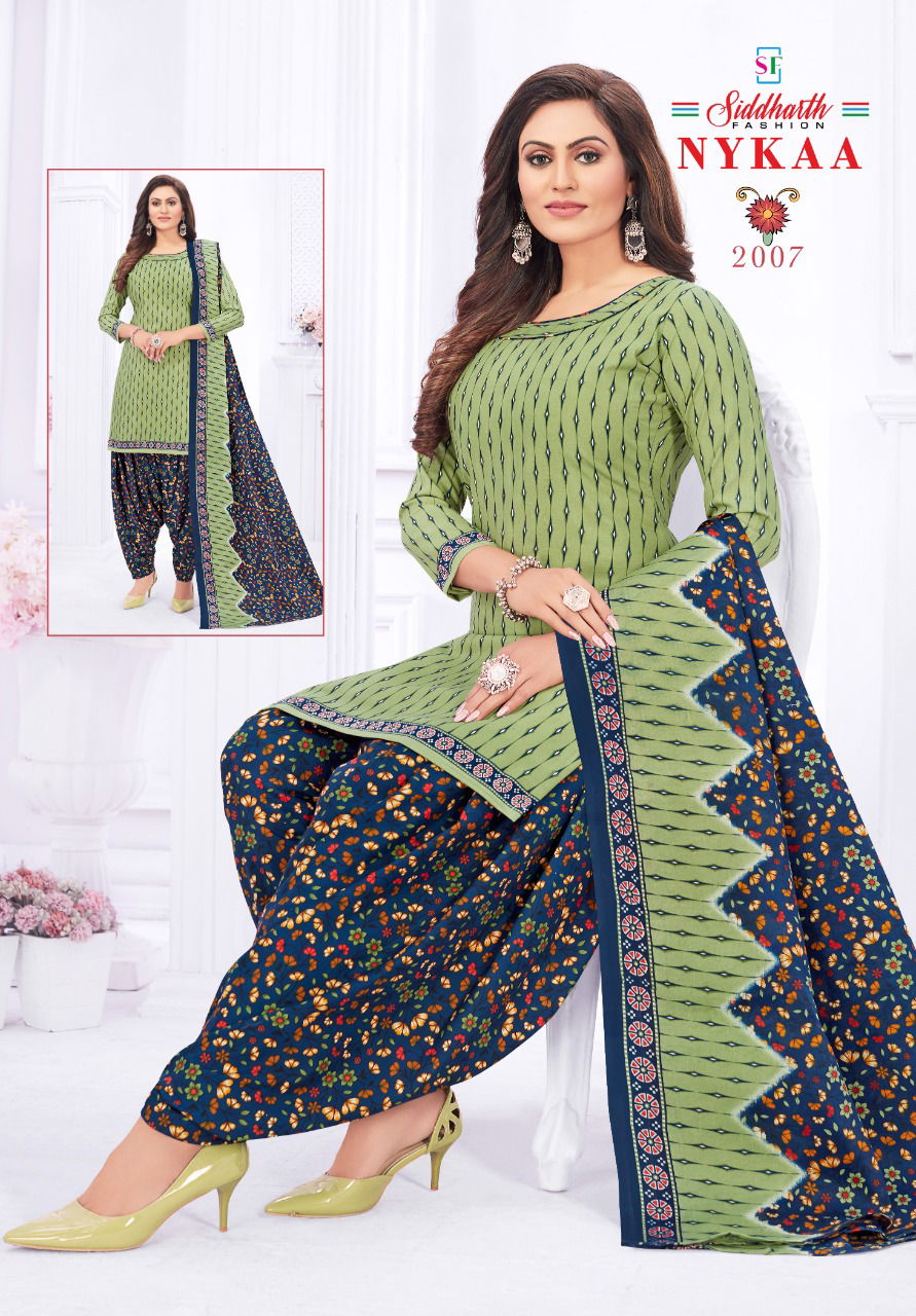 Siddharth Nykaa 2 Casual Daily Wear Cotton Printed Dress Material Collection